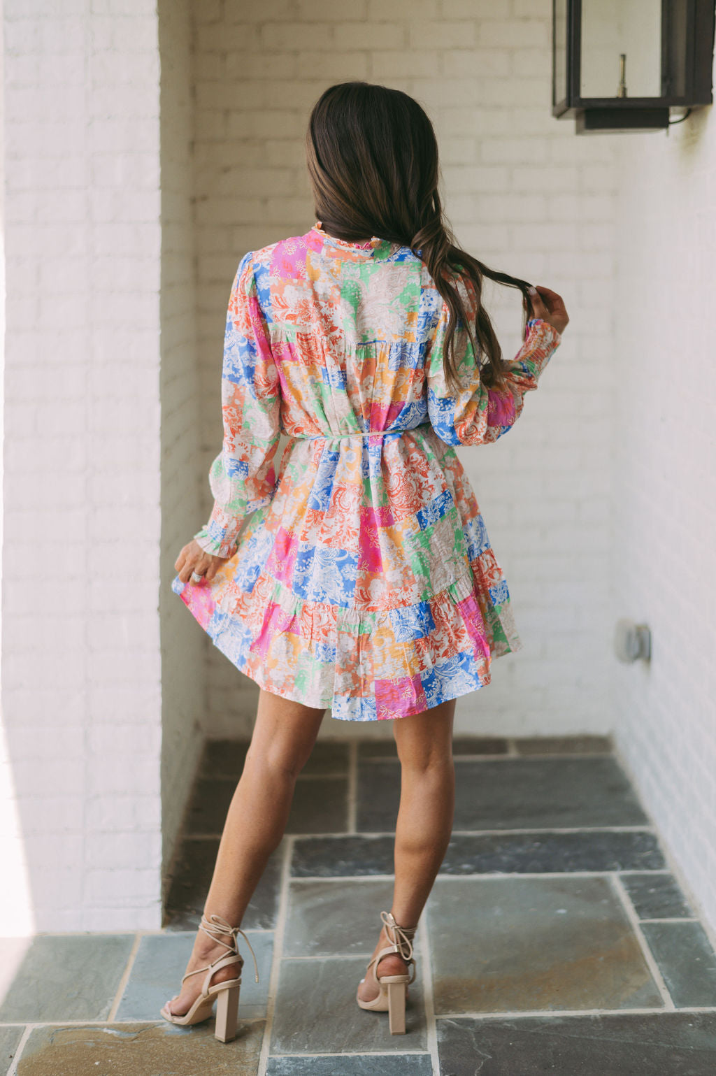 Patchwork Paisley Dress