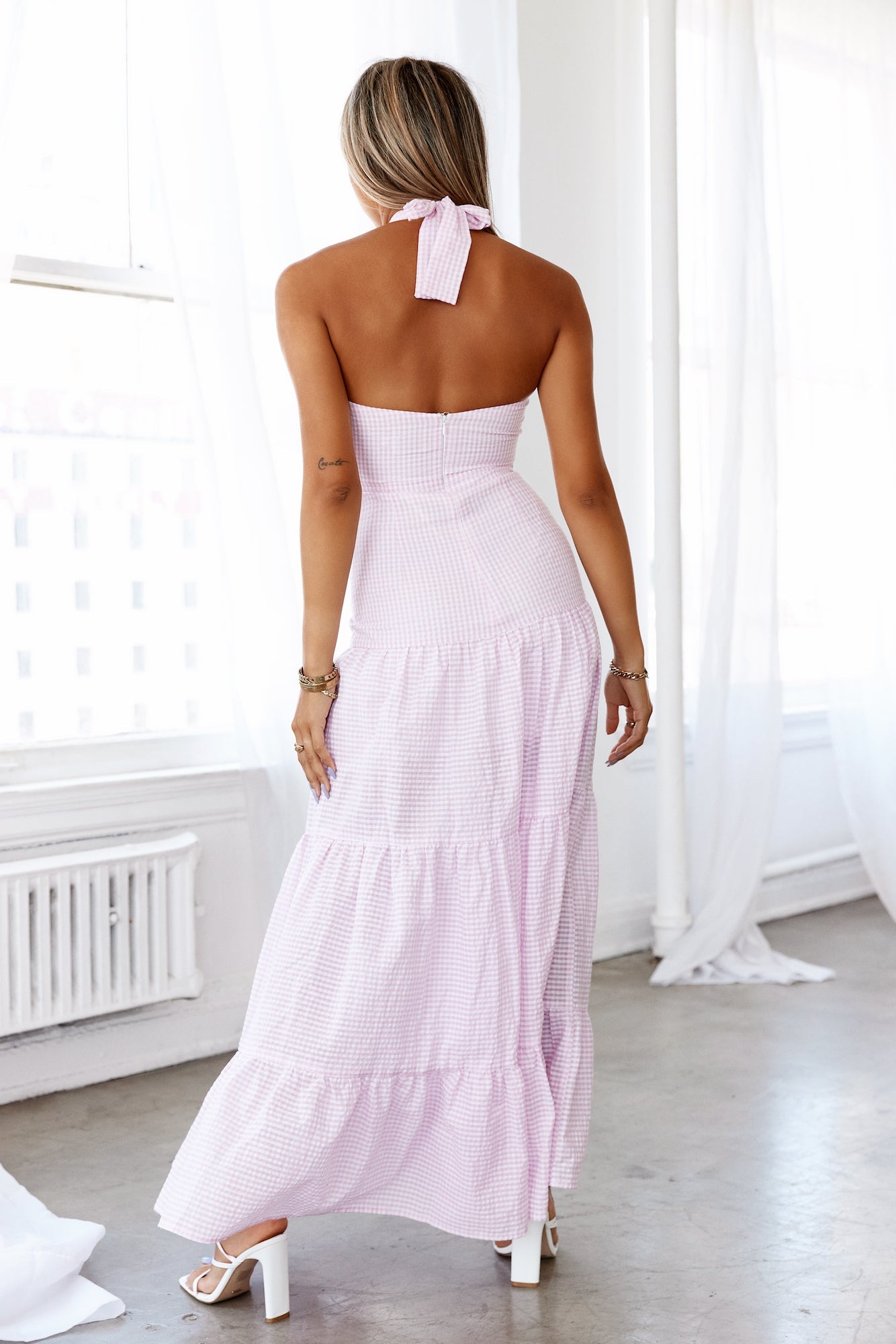 Sexy Maiden Maxi Dress Pink