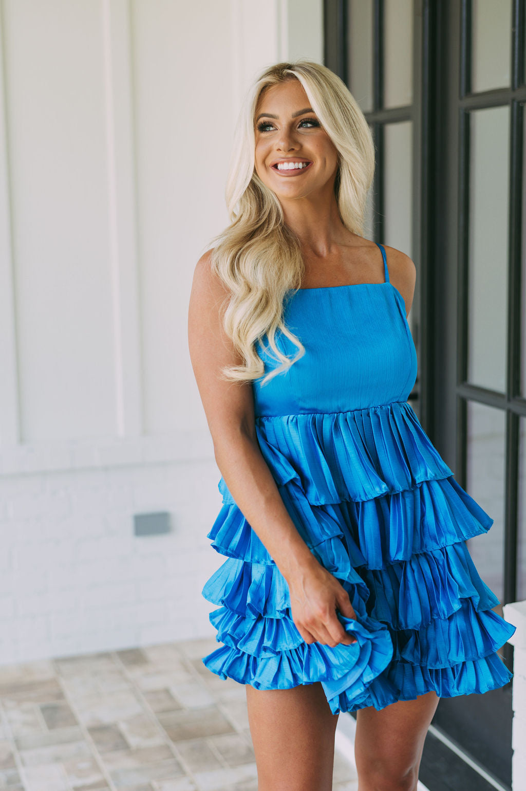 Lexi Tiered Pleated Dress