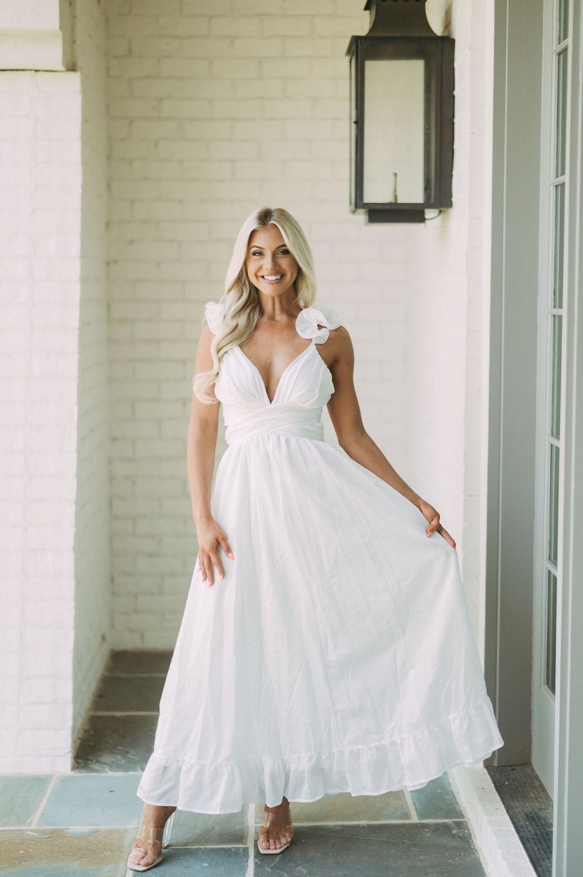 Neely Maxi DressWhite