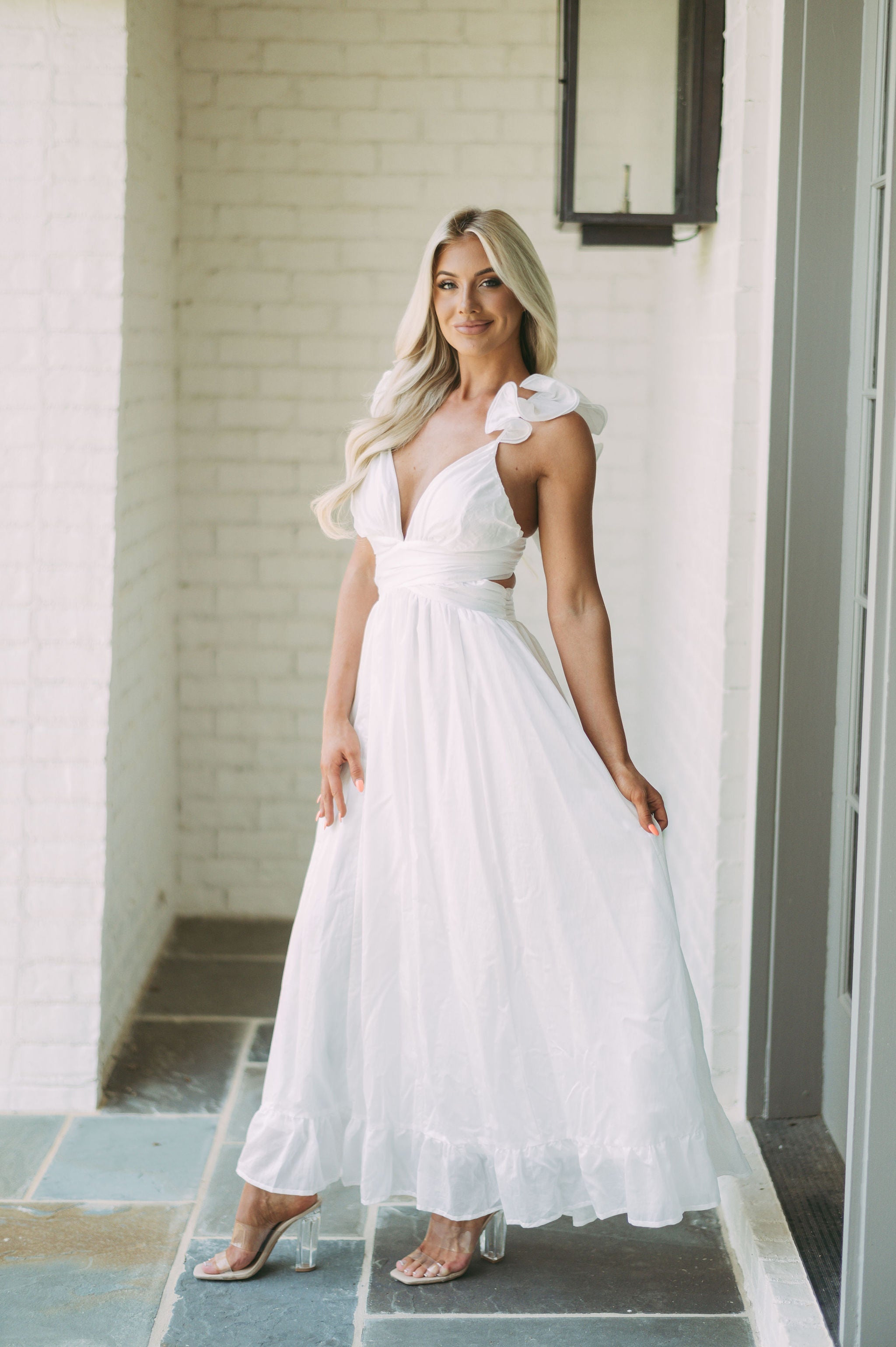 Neely Maxi DressWhite