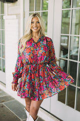 Dainty Waist Tie Floral Dress