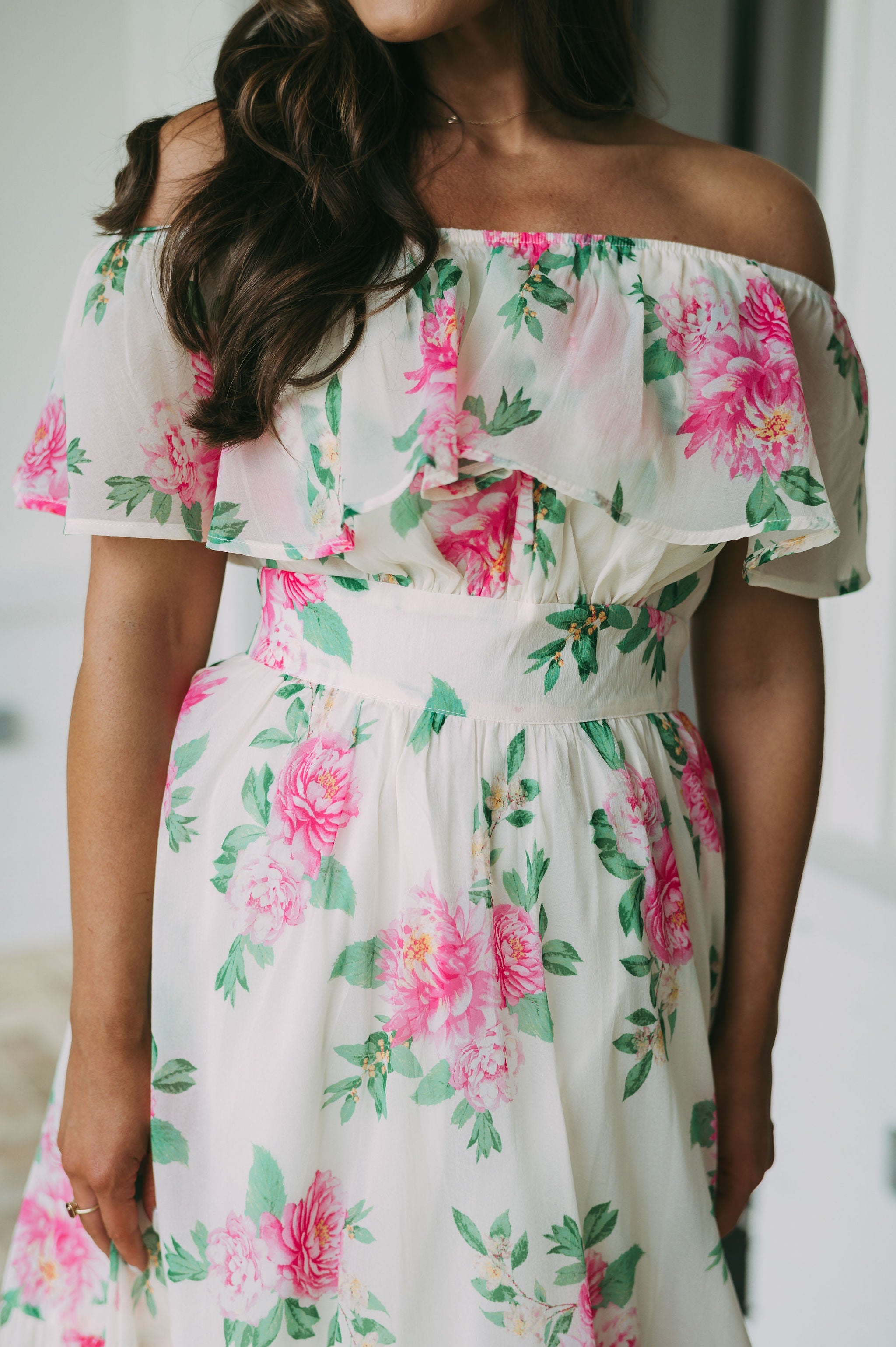 McRae OTS Floral Dress