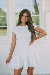 Sydney Ruffle DressWhite