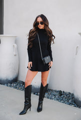 Jayde Sweater Knit DressBlack