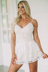 Dainty Lace Mini Dress PETITE