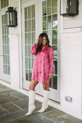 Floral Shirt Dress